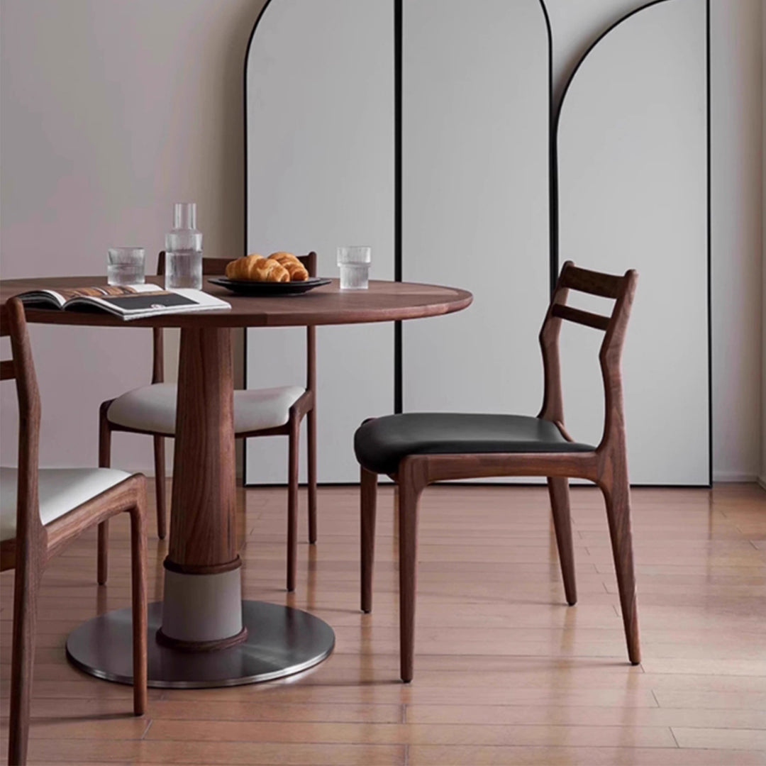 MAS-2841 Masdio Rustic Solid Wood Dining Chair