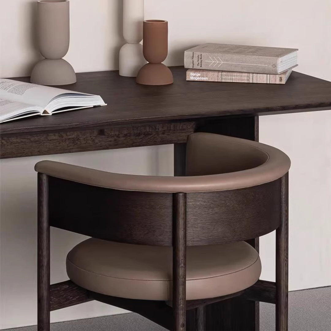 MAS-2842 Masdio Japandi Solid Wood Dining Chair