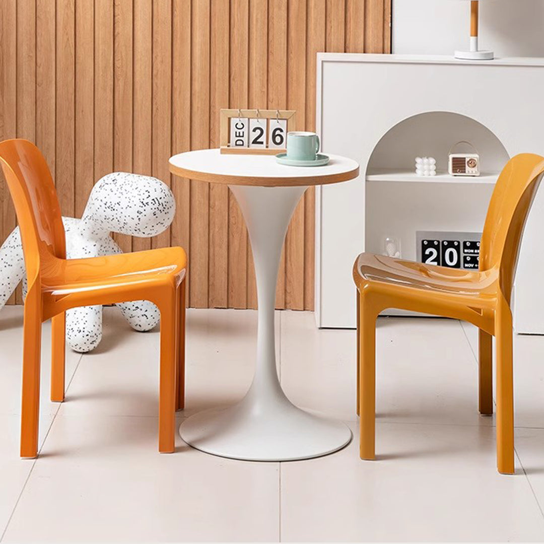 MAS-2853 Masdio Modern Stackable Plastic Dining Chair
