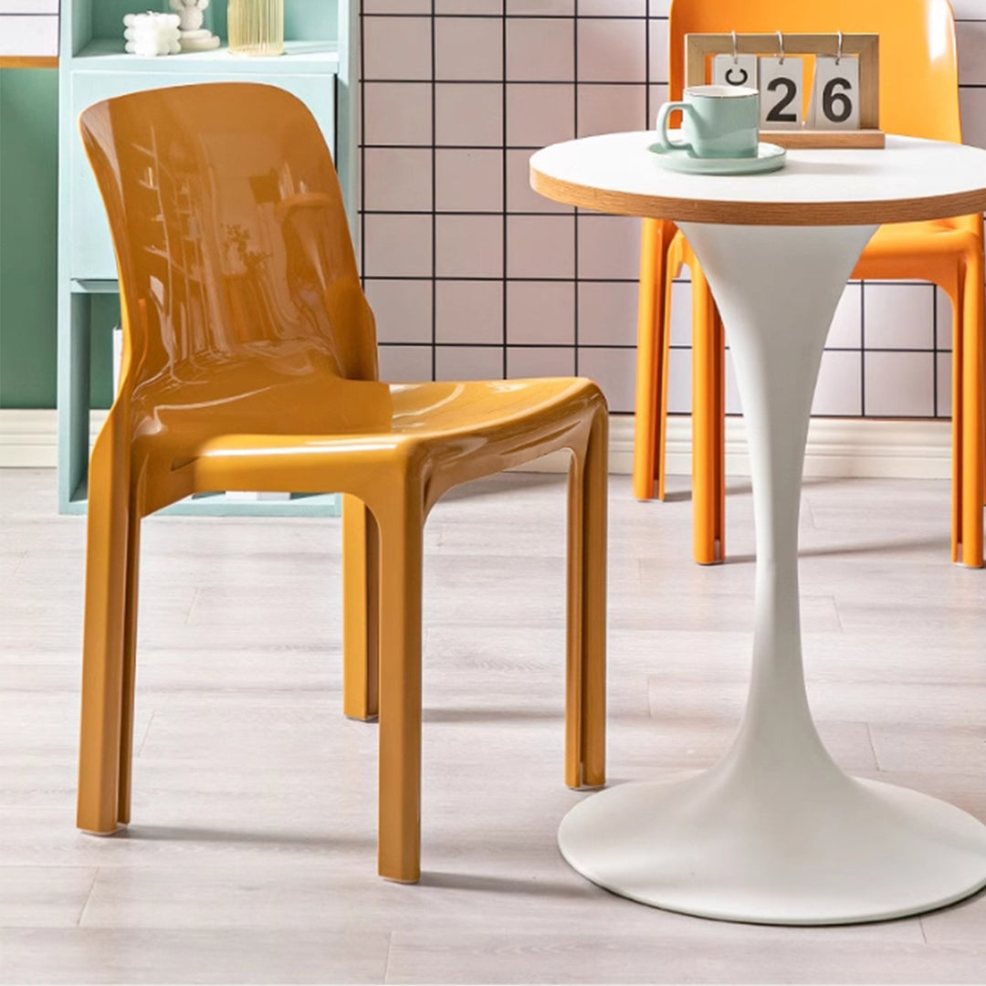 MAS-2853 Masdio Modern Stackable Plastic Dining Chair