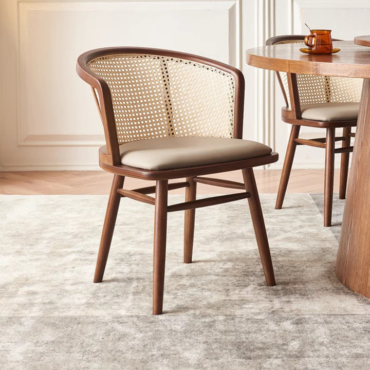 MAS-2858 Masdio Rustic Rattan Dining Chair