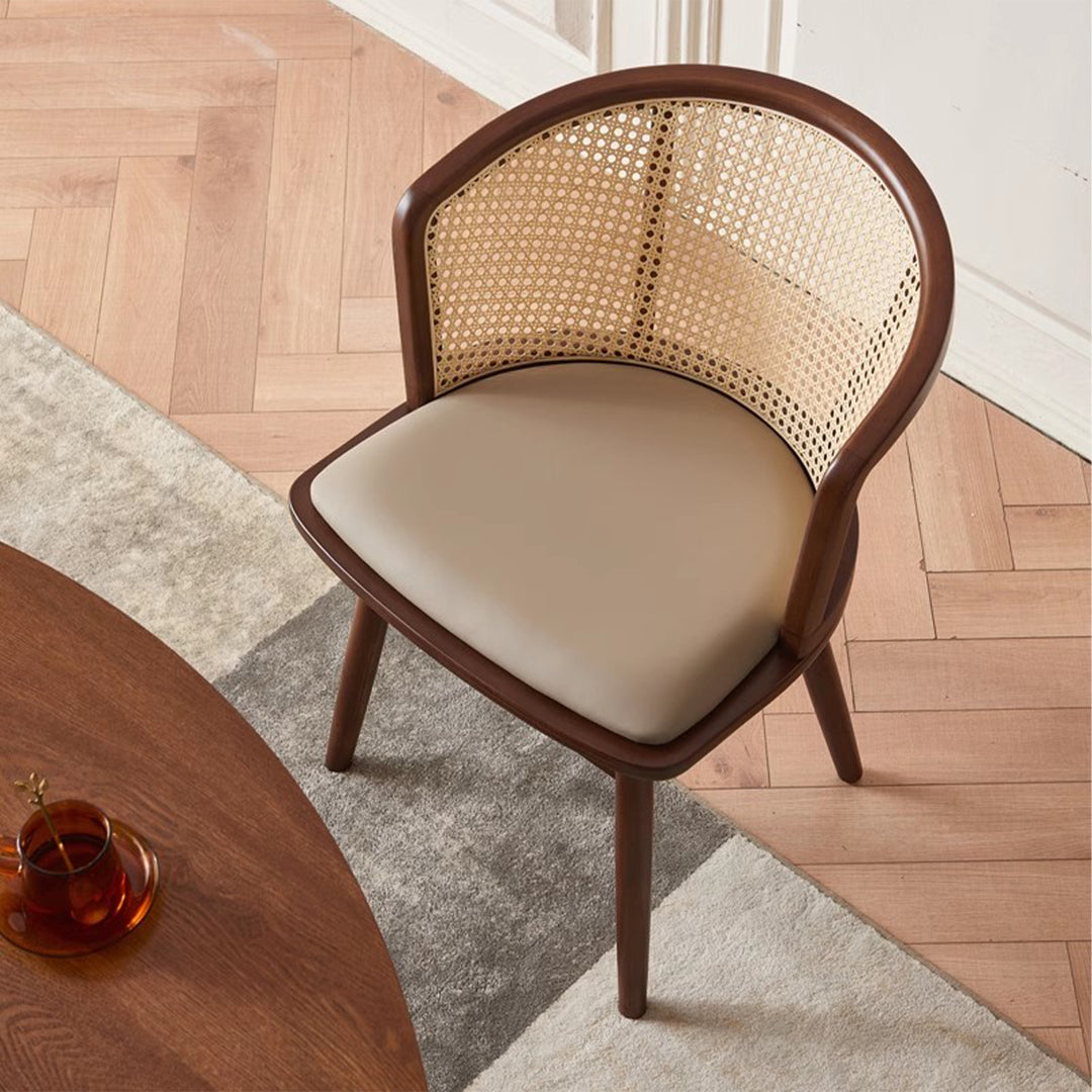 MAS-2858 Masdio Rustic Rattan Dining Chair