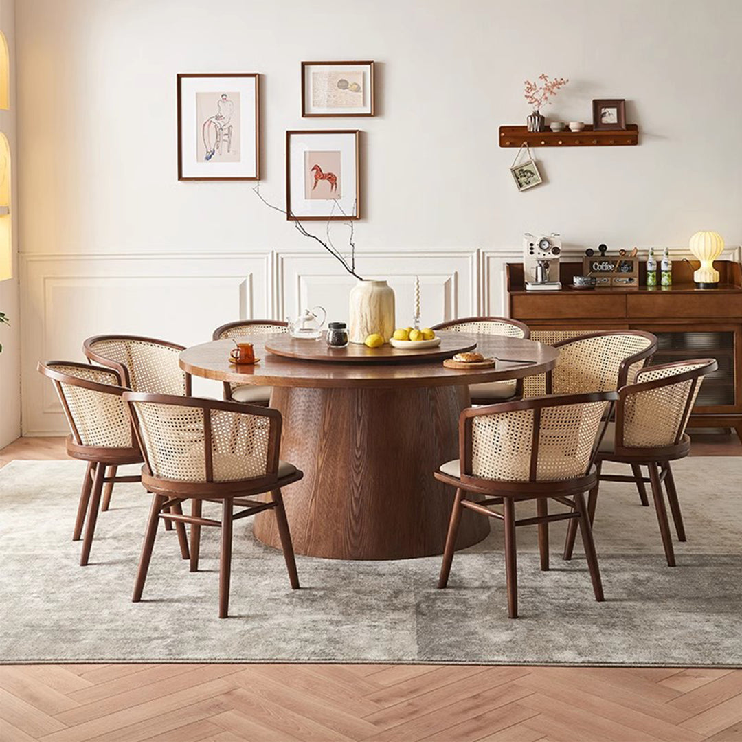 MAS-2858 Masdio Rustic Rattan Dining Chair