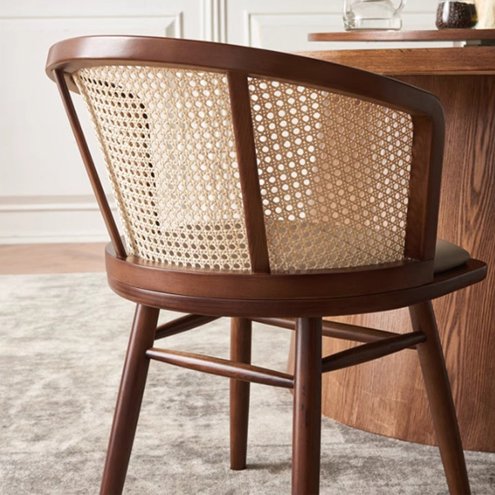 MAS-2858 Masdio Rustic Rattan Dining Chair