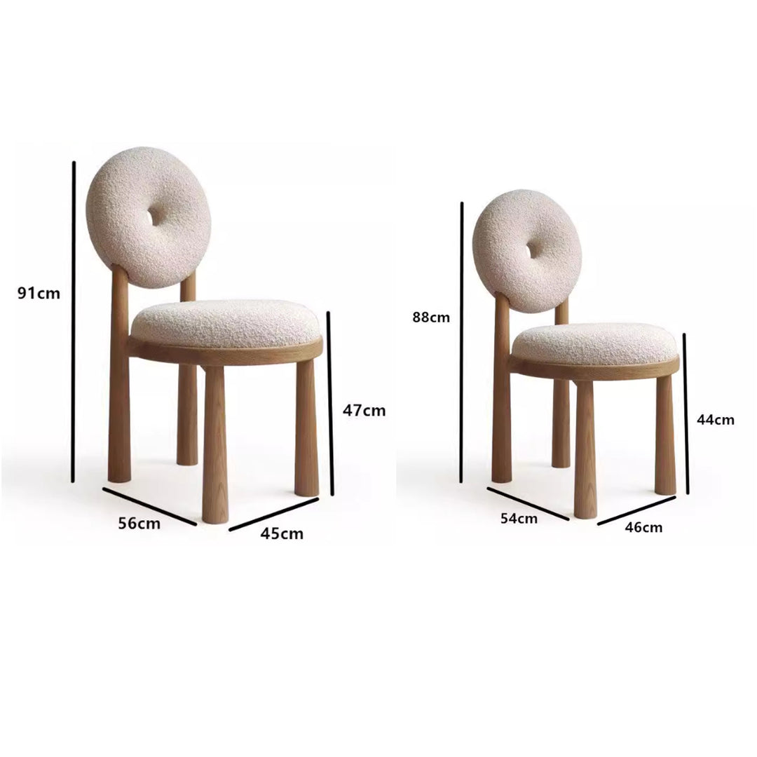 MAS-2862 Masdio Modern Solid Wood Dining Chair