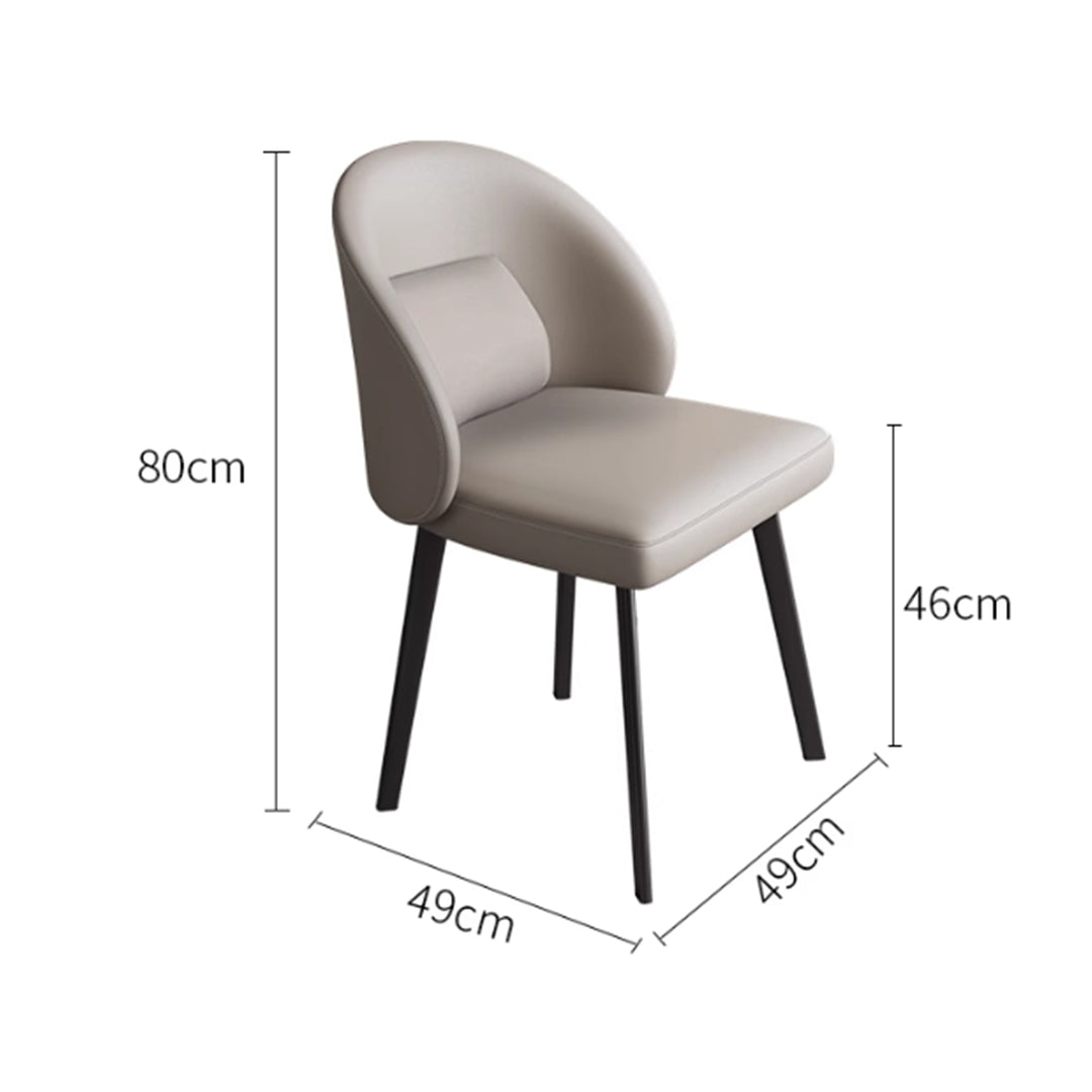 MAS-2863 Masdio Modern Leather Dining Chair