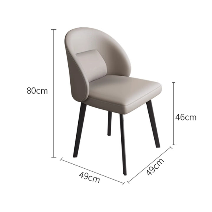 MAS-2863 Masdio Modern Leather Dining Chair