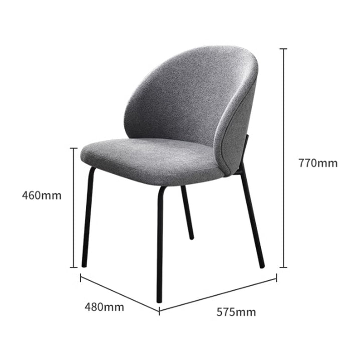 MAS-2864 Masdio Modern Fabric Dining Chair