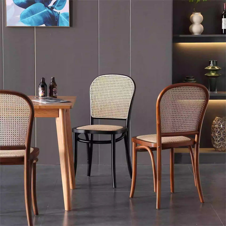 MAS-2865 Masdio Vintage Rattan Dining Chair