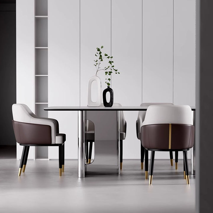 MAS-2867 Masdio Modern Leather Dining Chair