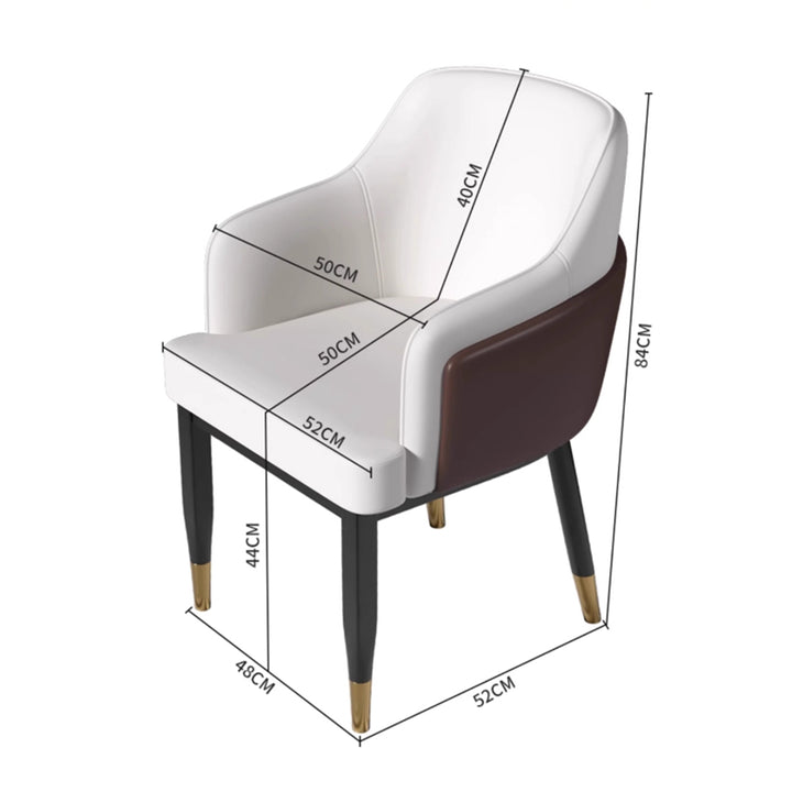 MAS-2867 Masdio Modern Leather Dining Chair