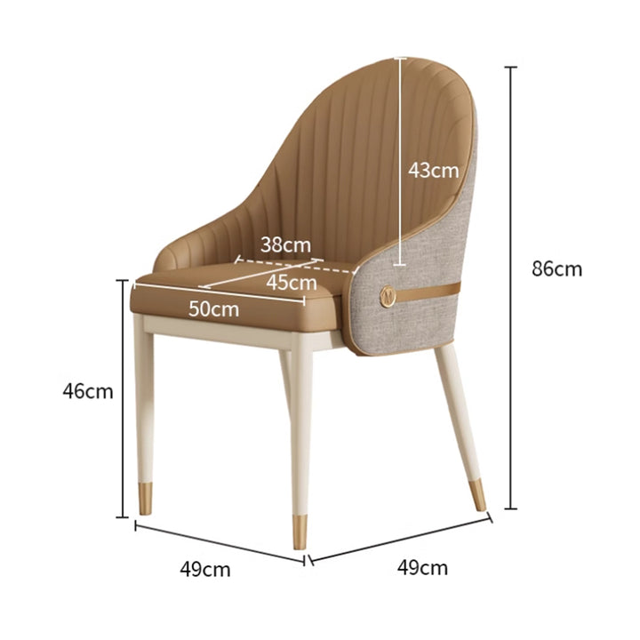 MAS-2869 Masdio Modern Leather Dining Chair