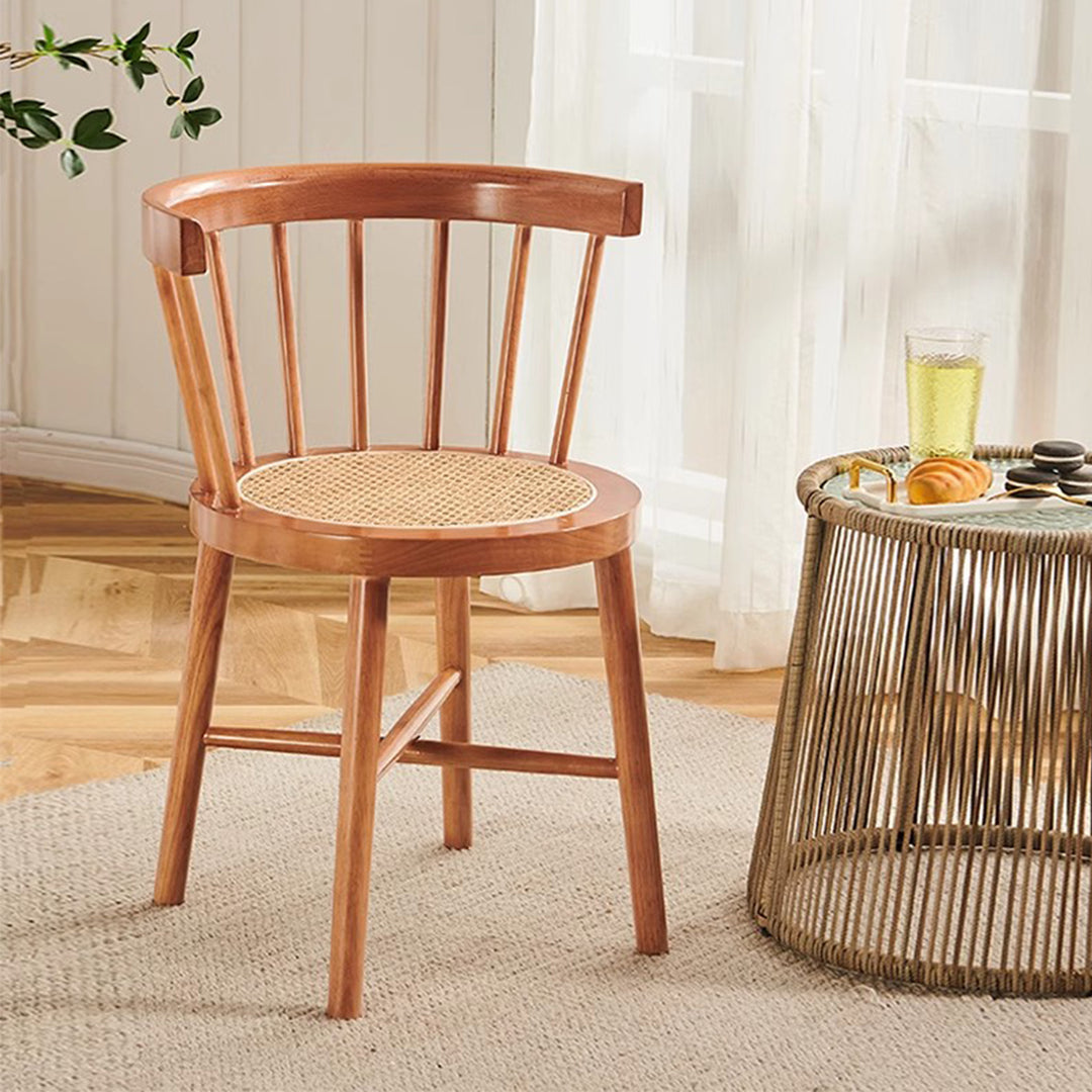 MAS-2870 Masdio Rustic Solid Wood Dining Chair