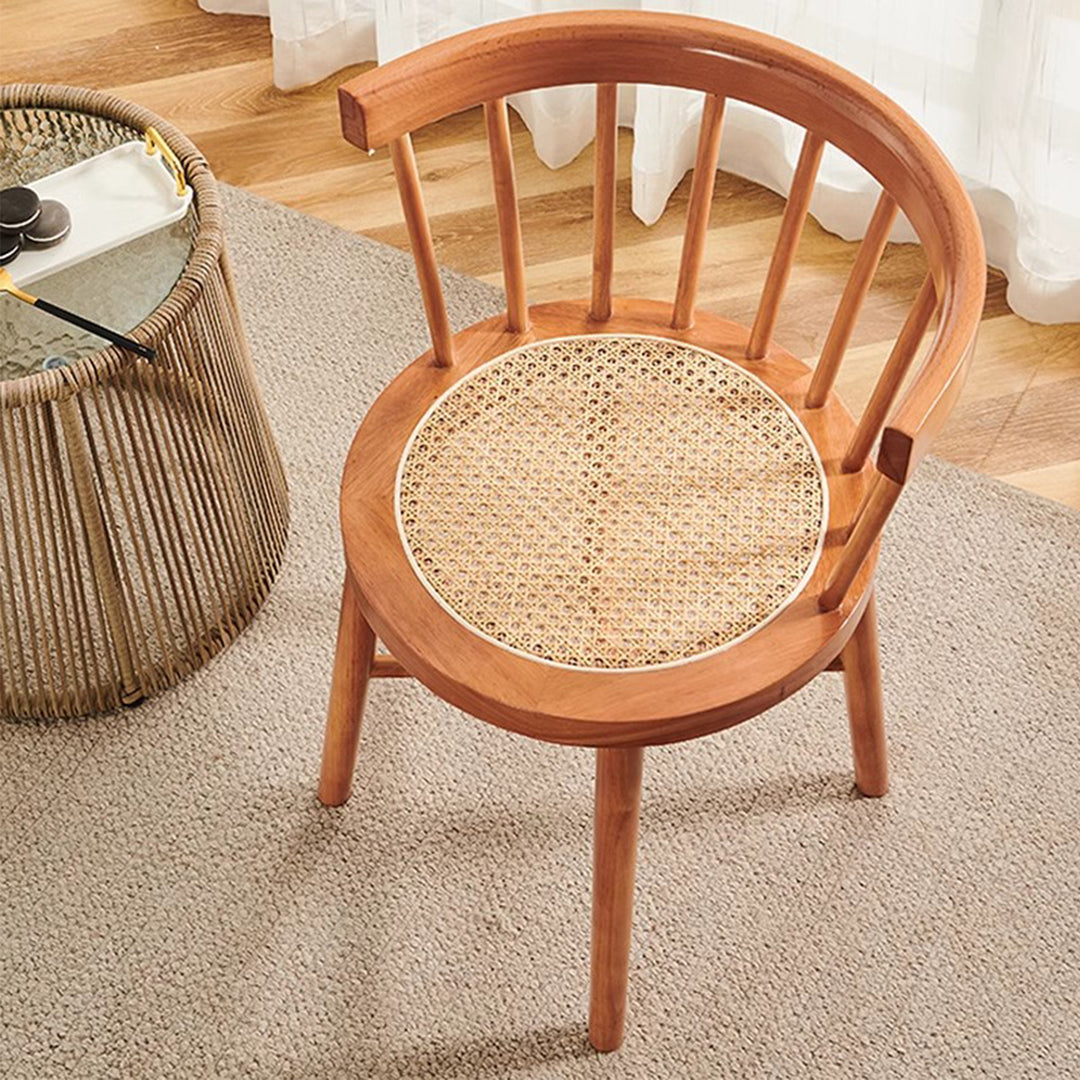 MAS-2870 Masdio Rustic Solid Wood Dining Chair
