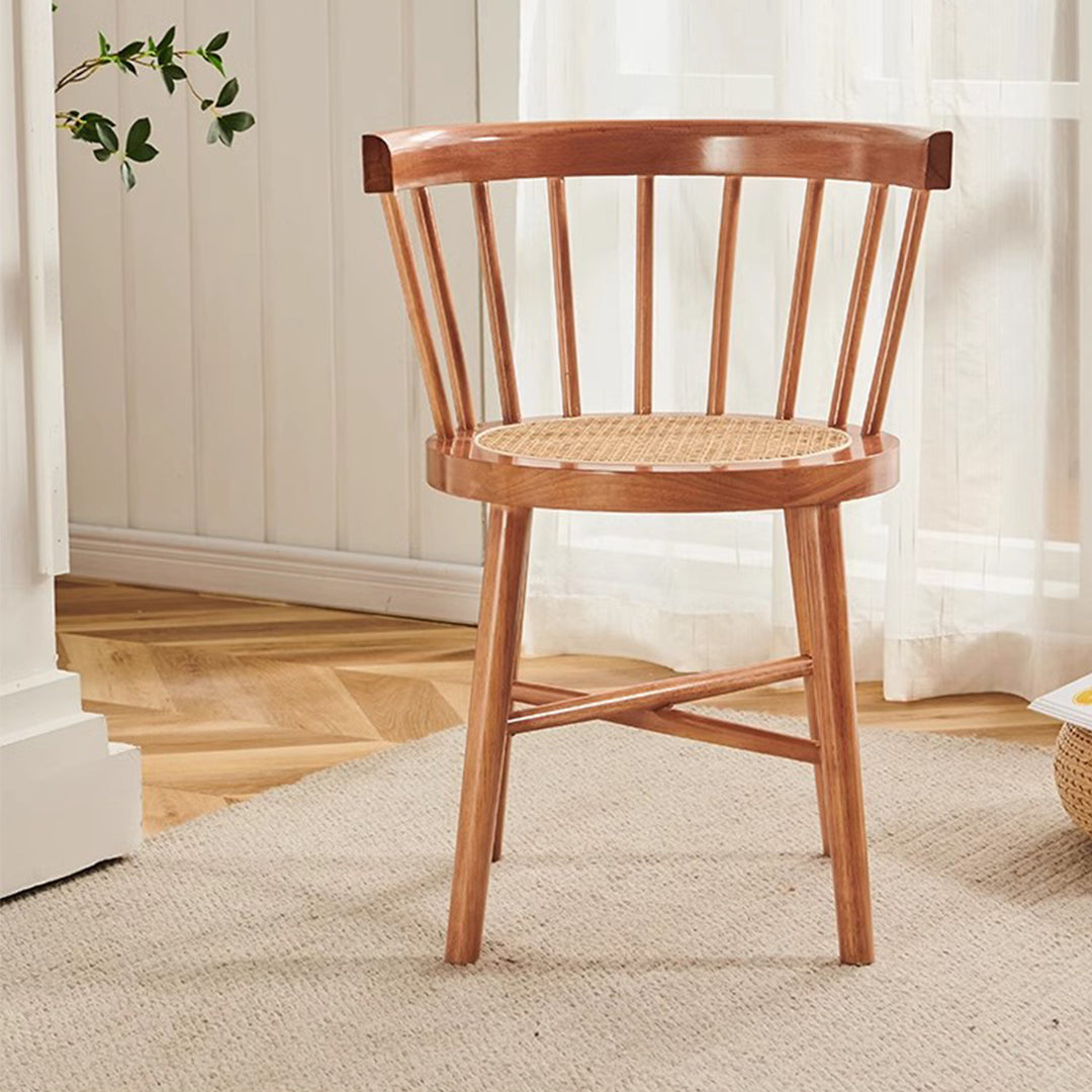 MAS-2870 Masdio Rustic Solid Wood Dining Chair