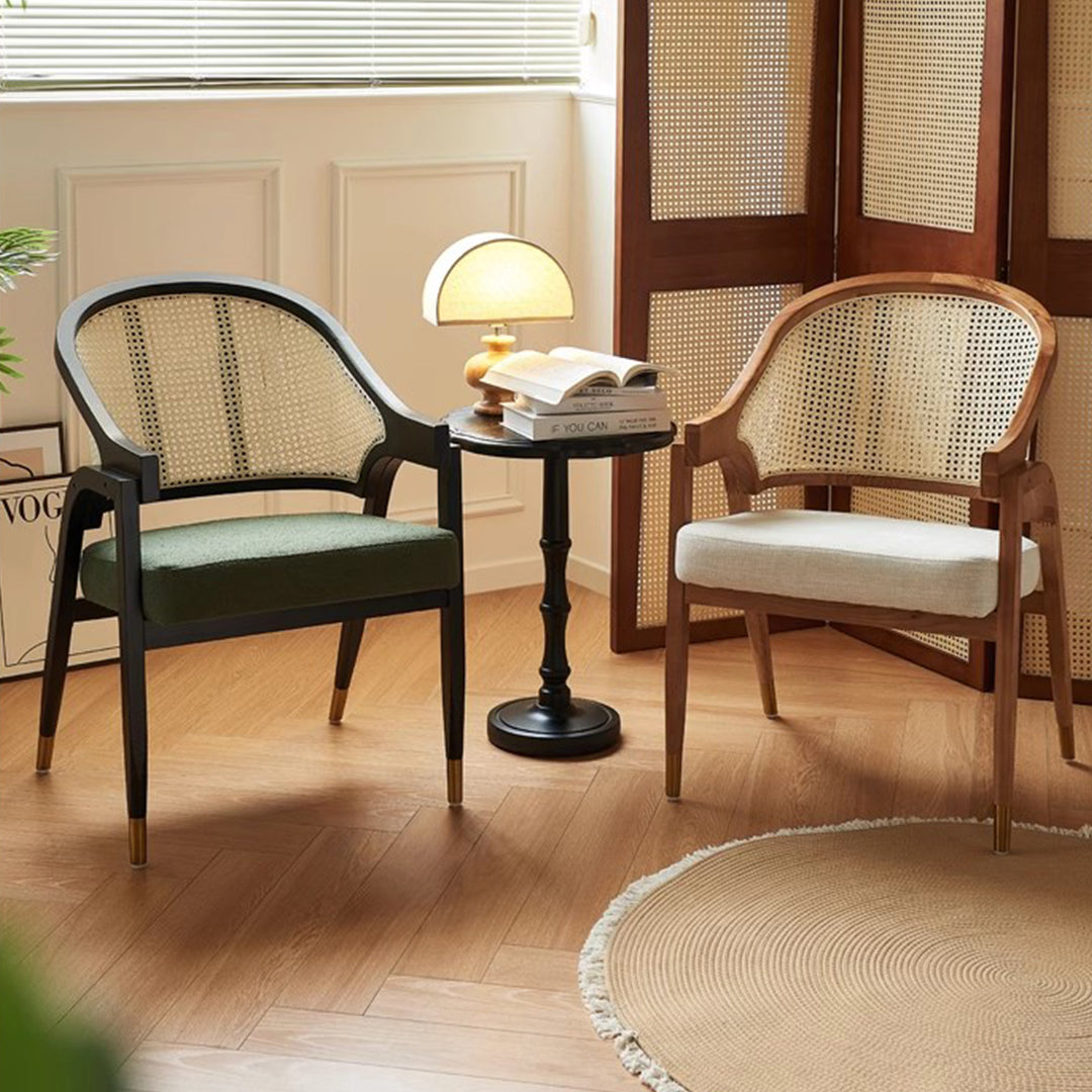 MAS-2873 Masdio Mid-Century Rattan Dining Chair