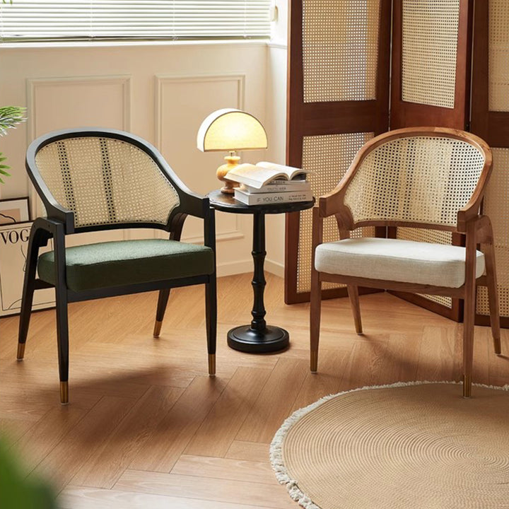 MAS-2873 Masdio Mid-Century Rattan Dining Chair