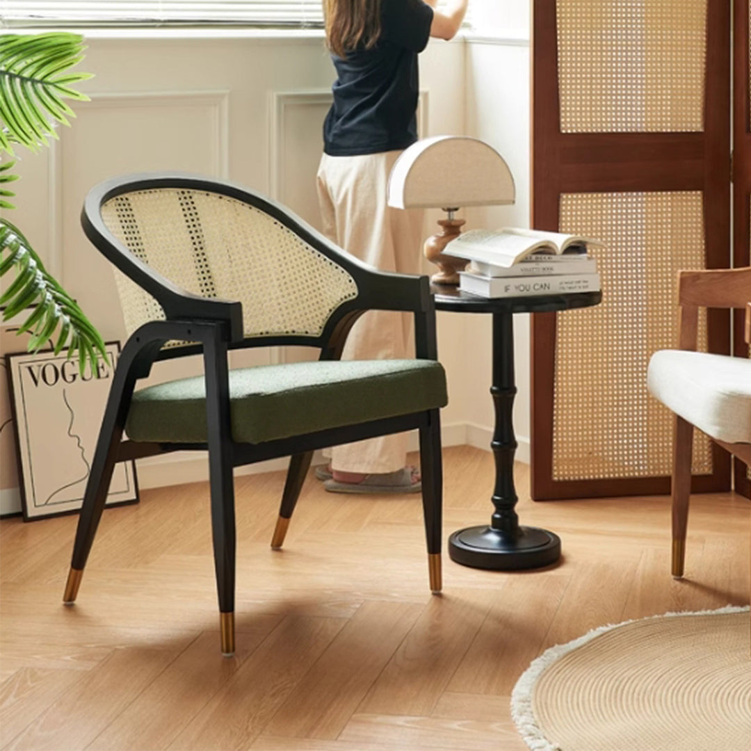 MAS-2873 Masdio Mid-Century Rattan Dining Chair