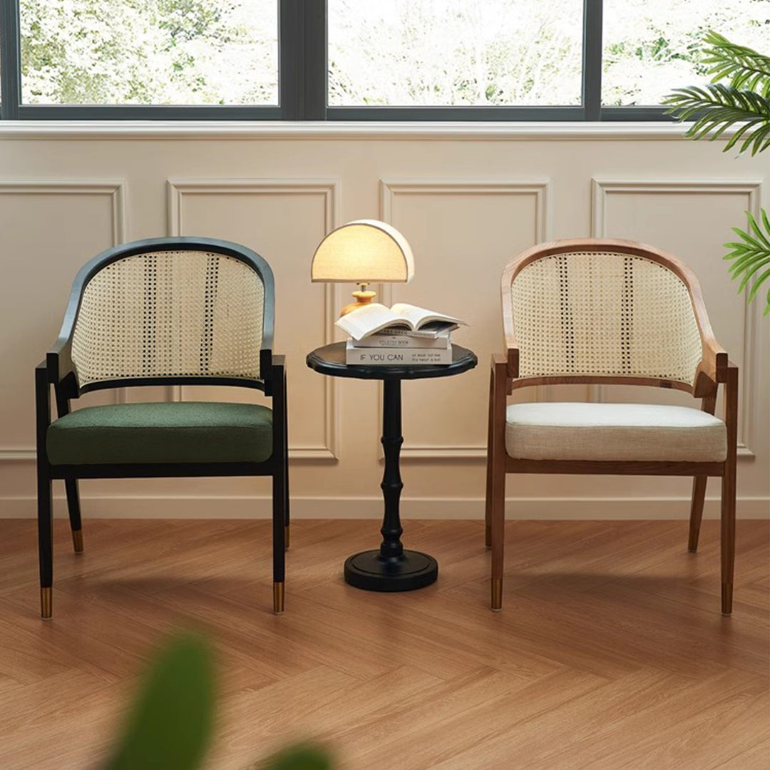 MAS-2873 Masdio Mid-Century Rattan Dining Chair