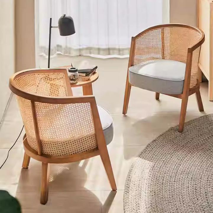 MAS-2875 Masdio Rustic Rattan Dining Chair