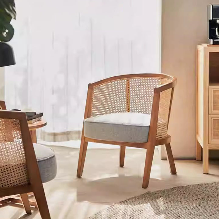 MAS-2875 Masdio Rustic Rattan Dining Chair