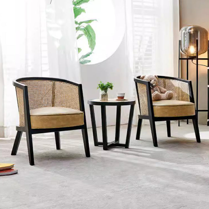 MAS-2875 Masdio Rustic Rattan Dining Chair