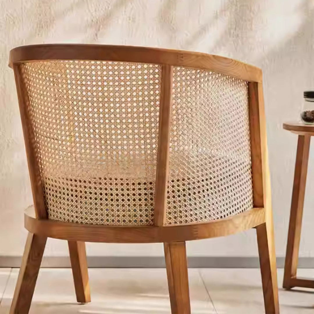 MAS-2875 Masdio Rustic Rattan Dining Chair
