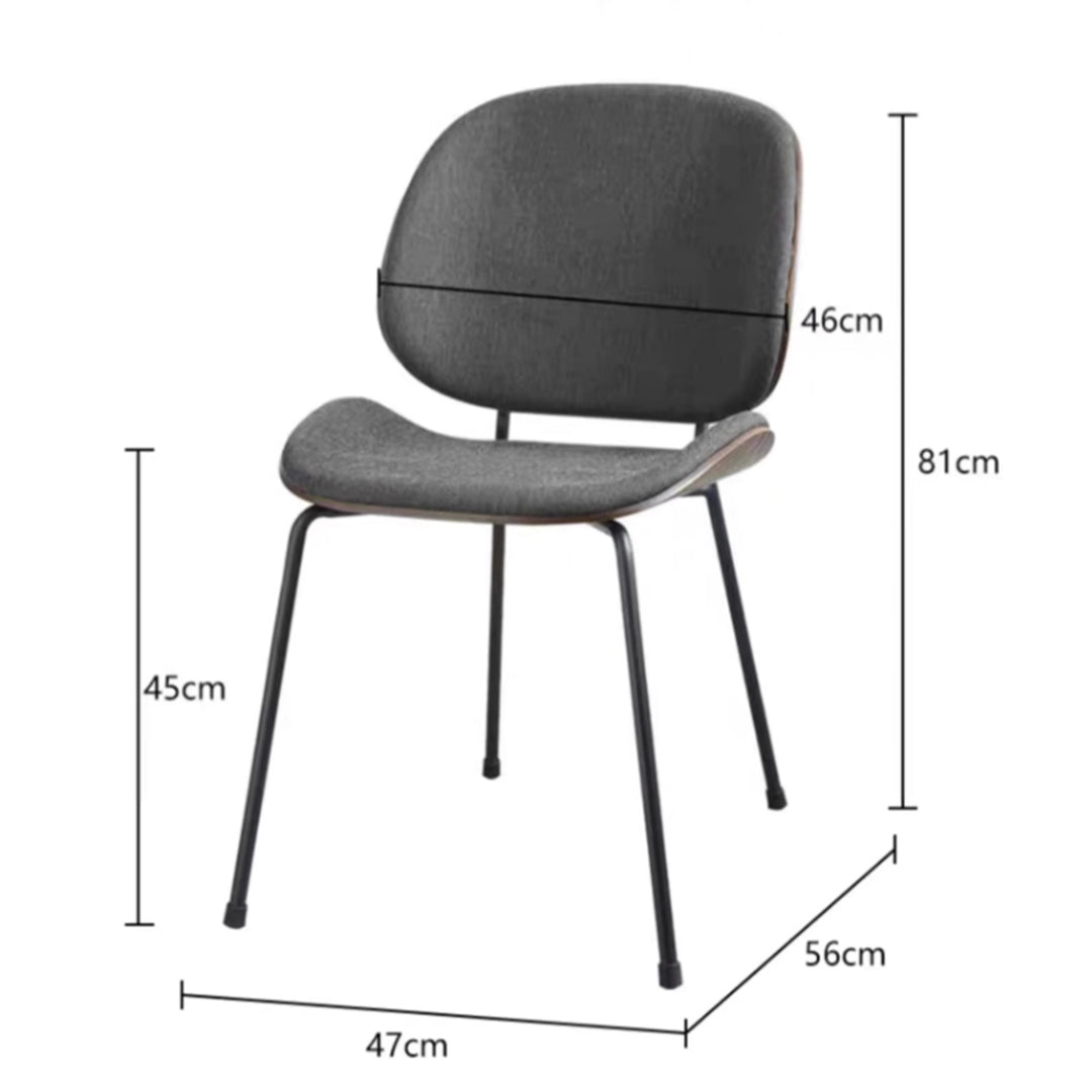 MAS-2877 Masdio Modern Fabric Dining Chair