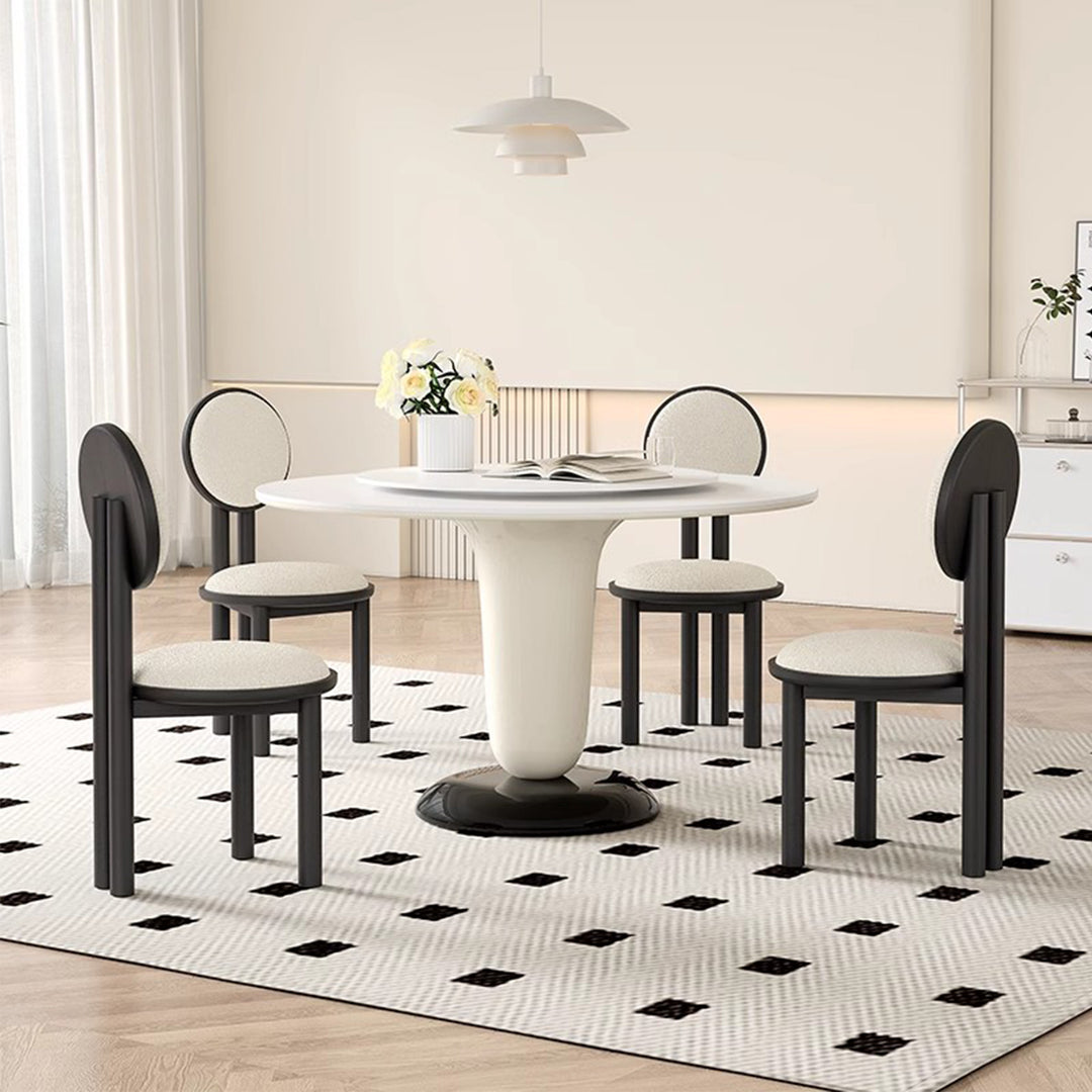 MAS-2882 Masdio Oriental Boucle Dining Chair