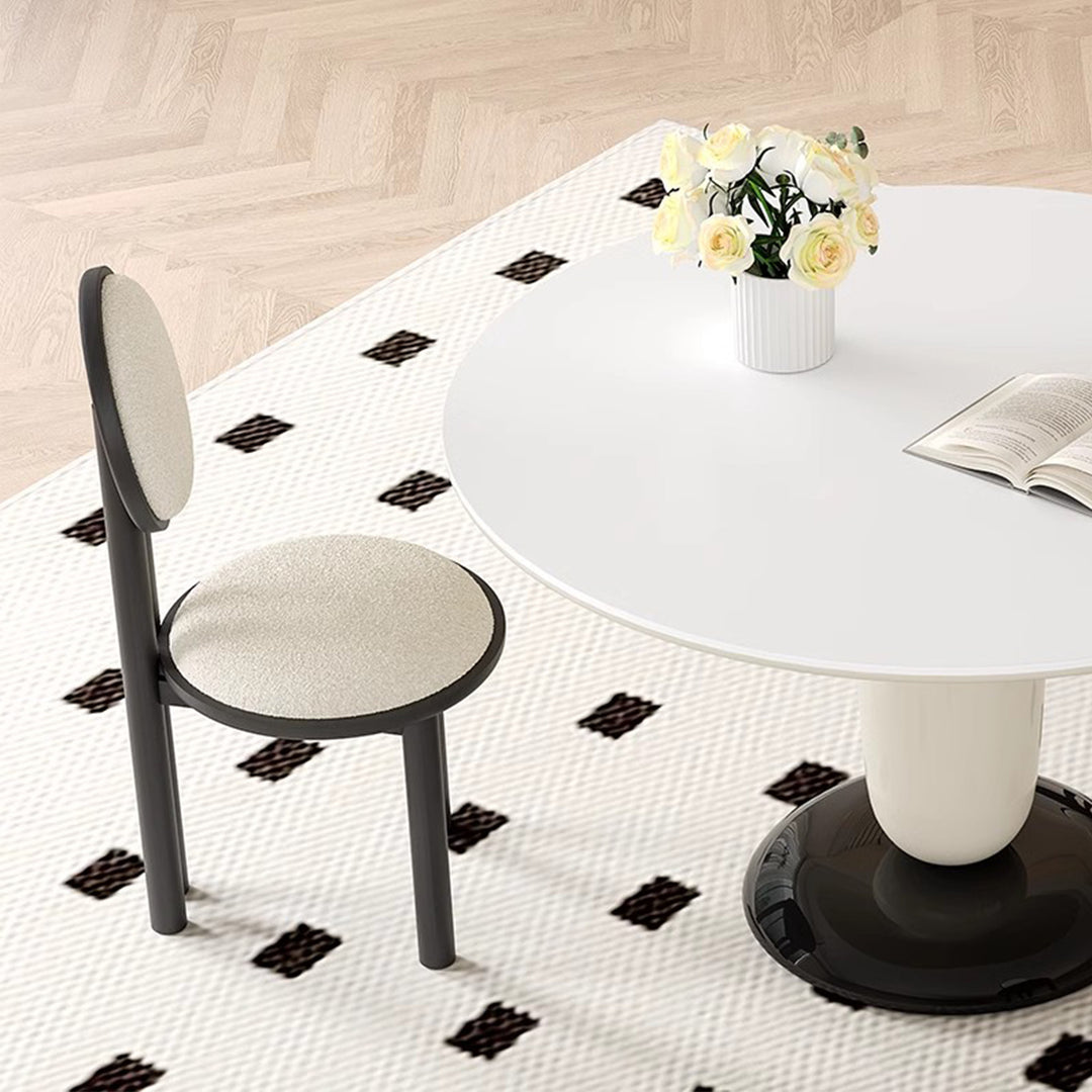 MAS-2882 Masdio Oriental Boucle Dining Chair