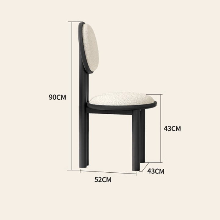 MAS-2882 Masdio Oriental Boucle Dining Chair