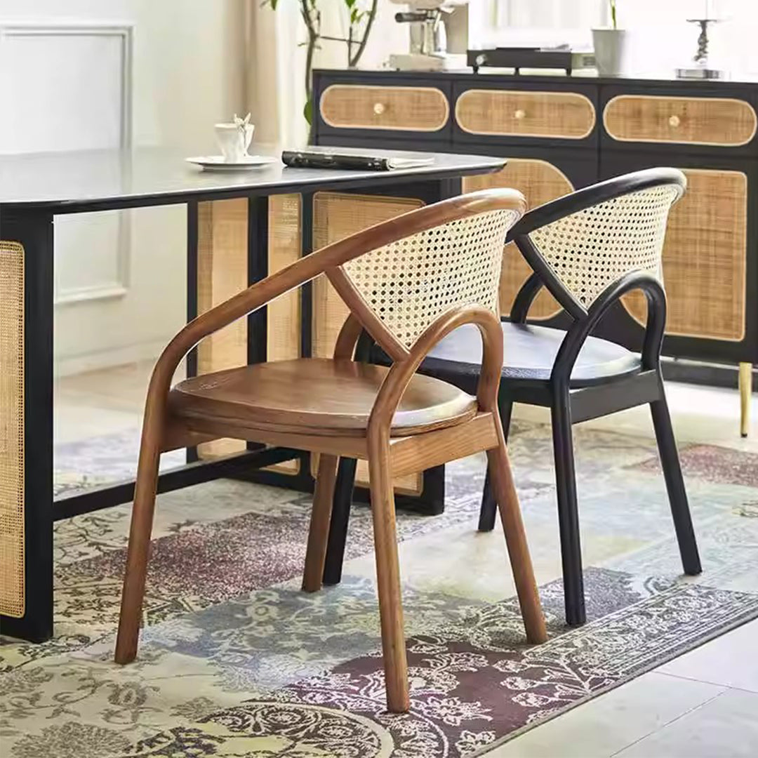 MAS-2885 Masdio Rustic Rattan Dining Chair