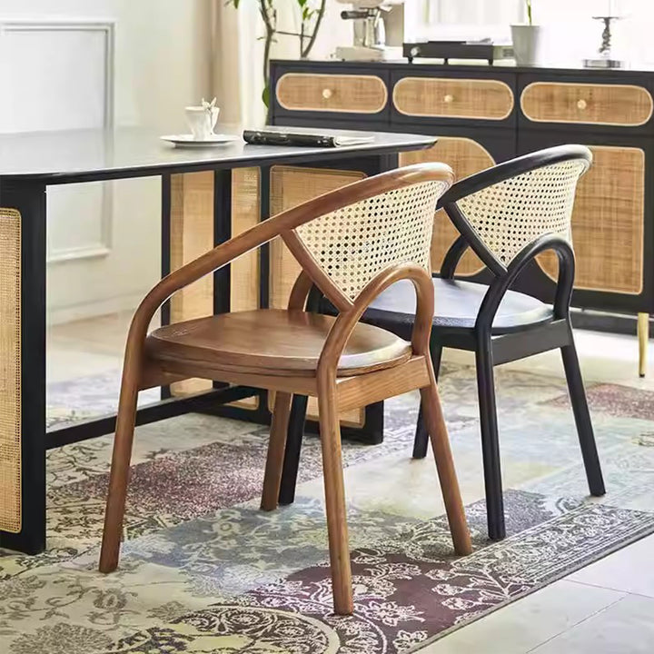 MAS-2885 Masdio Rustic Rattan Dining Chair