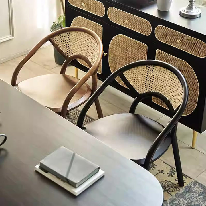 MAS-2885 Masdio Rustic Rattan Dining Chair