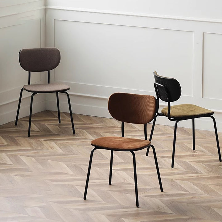 MAS-2889 Masdio Modern Suede Dining Chair