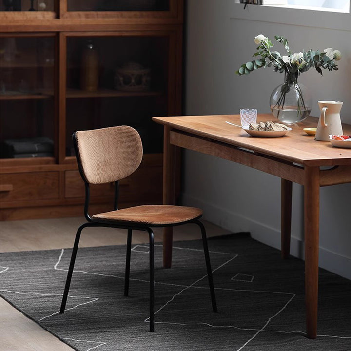 MAS-2889 Masdio Modern Suede Dining Chair