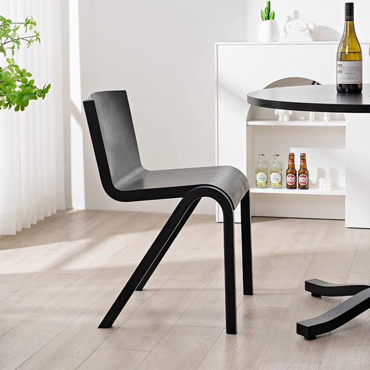 MAS-2890 Masdio Japandi Solid Wood Dining Chair