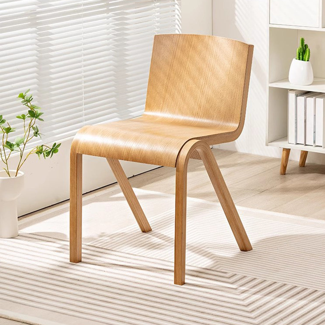 MAS-2890 Masdio Japandi Solid Wood Dining Chair