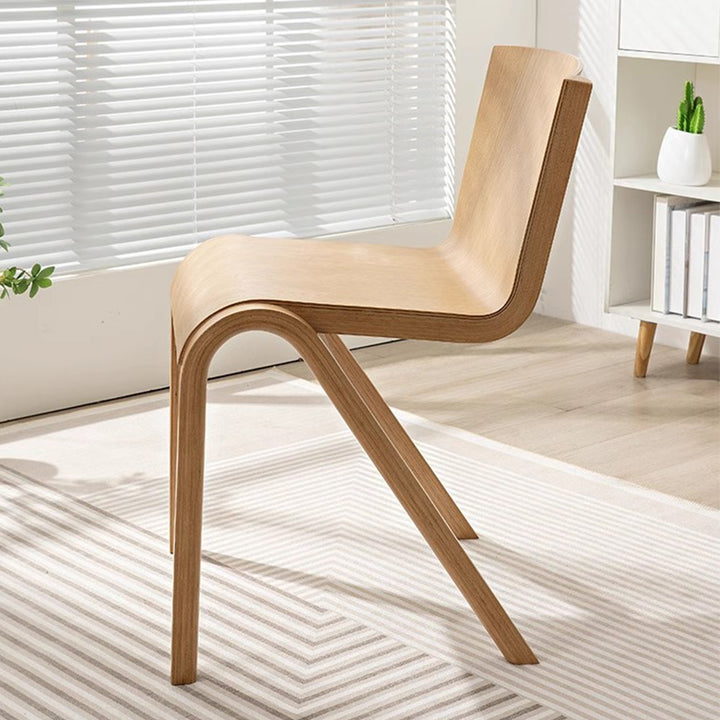 MAS-2890 Masdio Japandi Solid Wood Dining Chair