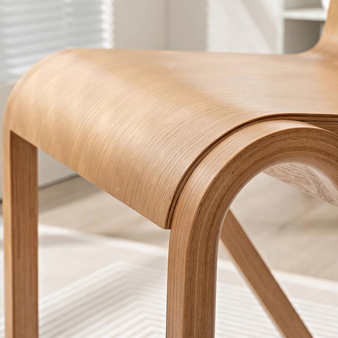 MAS-2890 Masdio Japandi Solid Wood Dining Chair