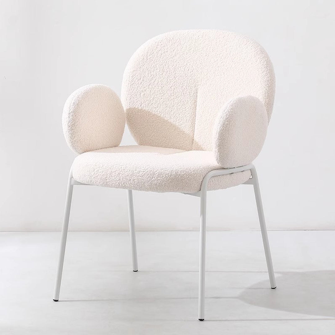 MAS-2891 Masdio Modern Boucle Dining Chair