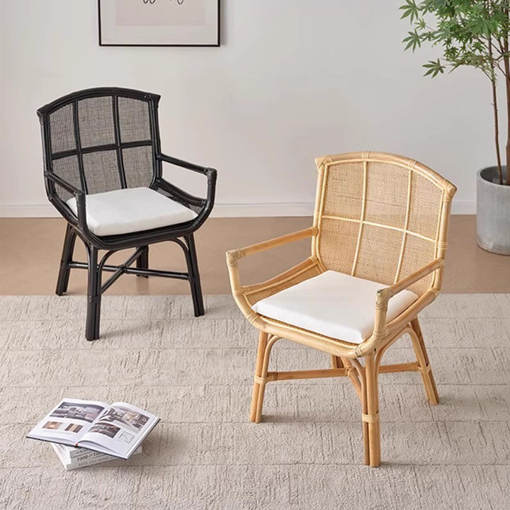 MAS-2893 Masdio Rustic Rattan Dining Chair