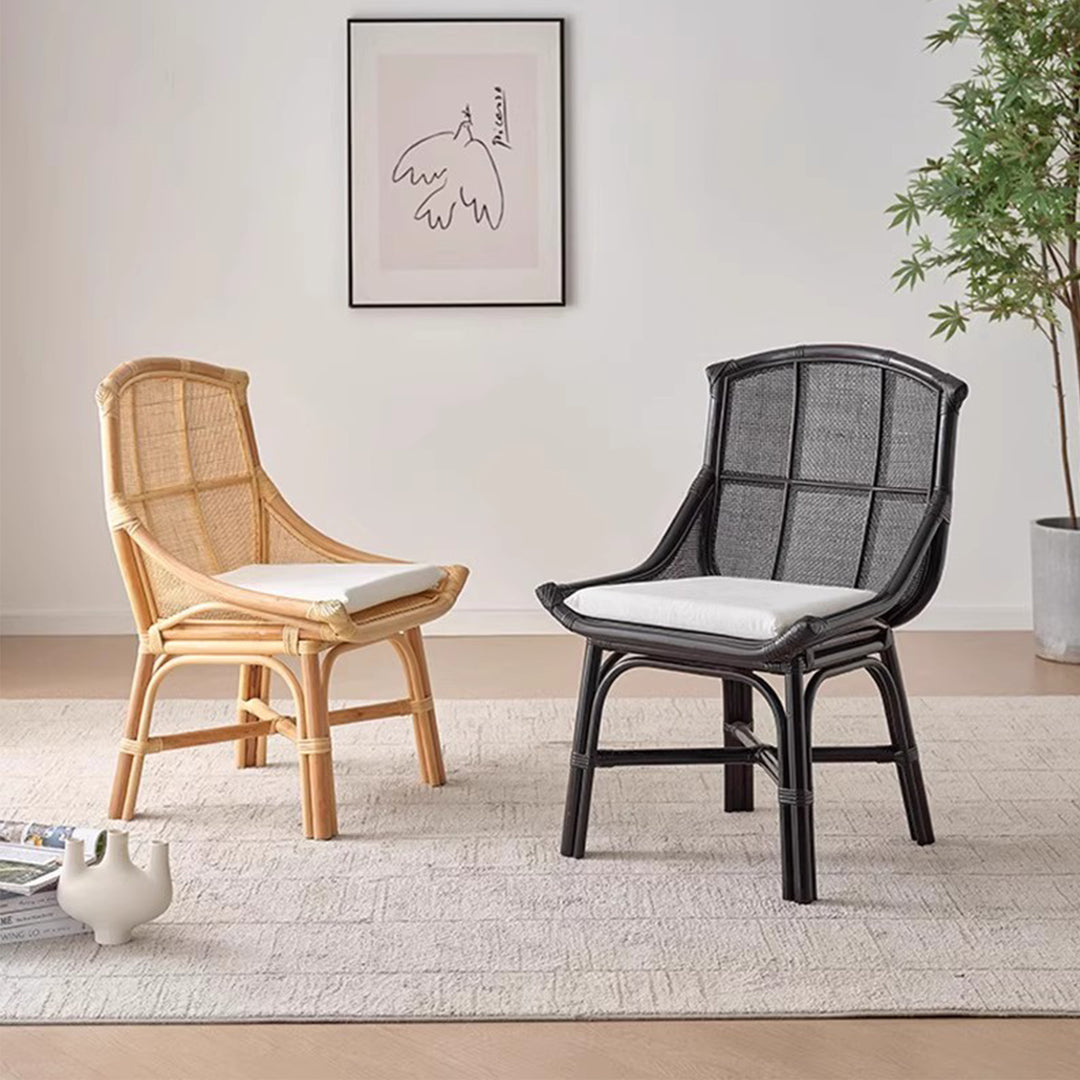 MAS-2893 Masdio Rustic Rattan Dining Chair