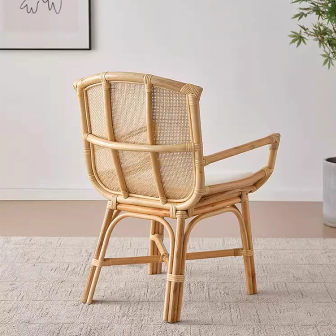 MAS-2893 Masdio Rustic Rattan Dining Chair