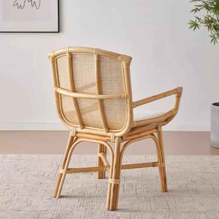 MAS-2893 Masdio Rustic Rattan Dining Chair