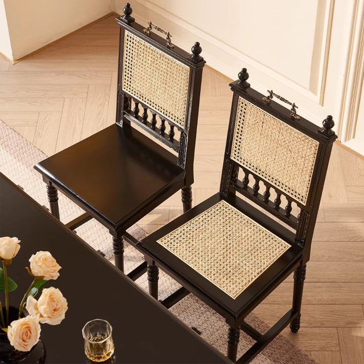 MAS-2895 Masdio Mid-Century Rattan Dining Chair