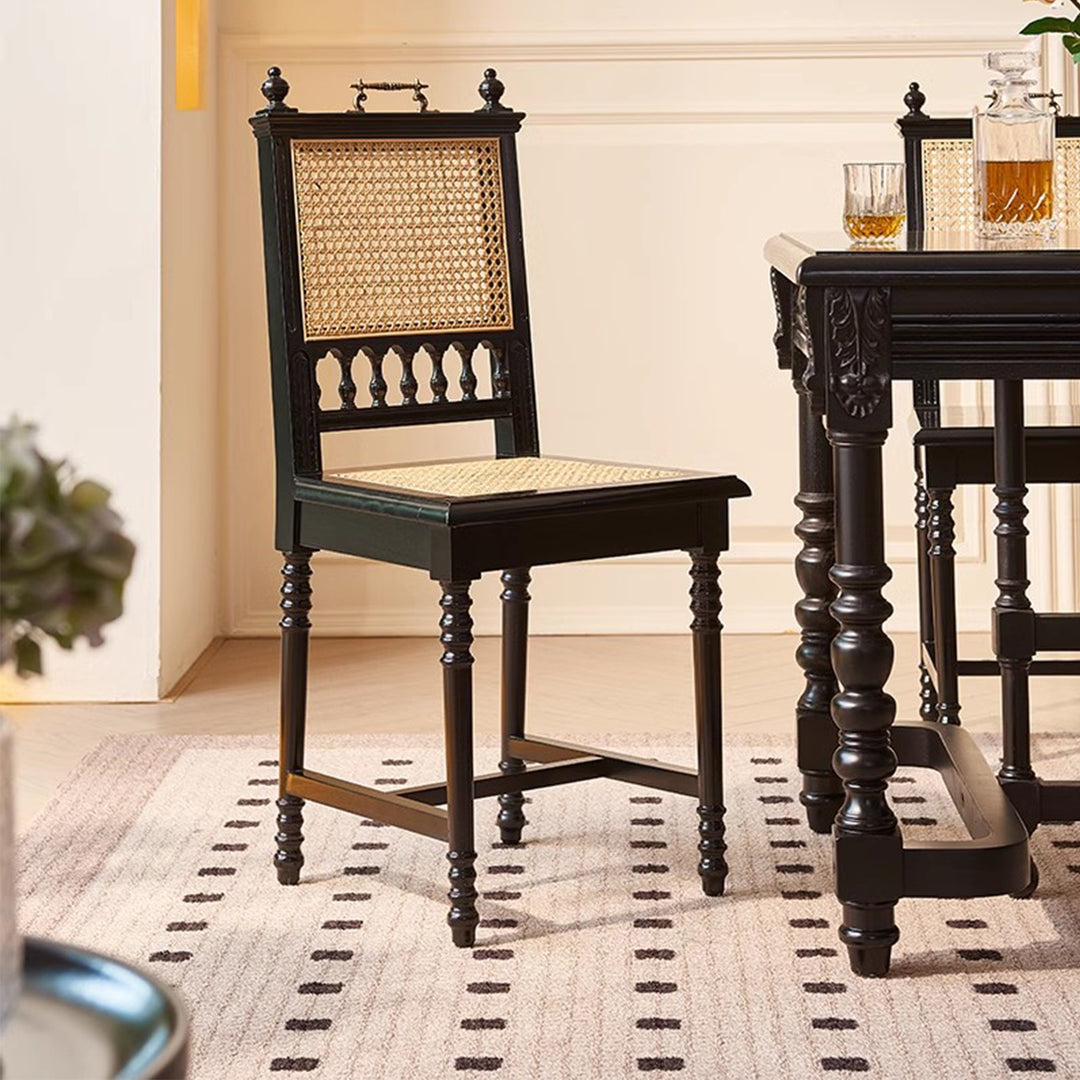MAS-2895 Masdio Mid-Century Rattan Dining Chair