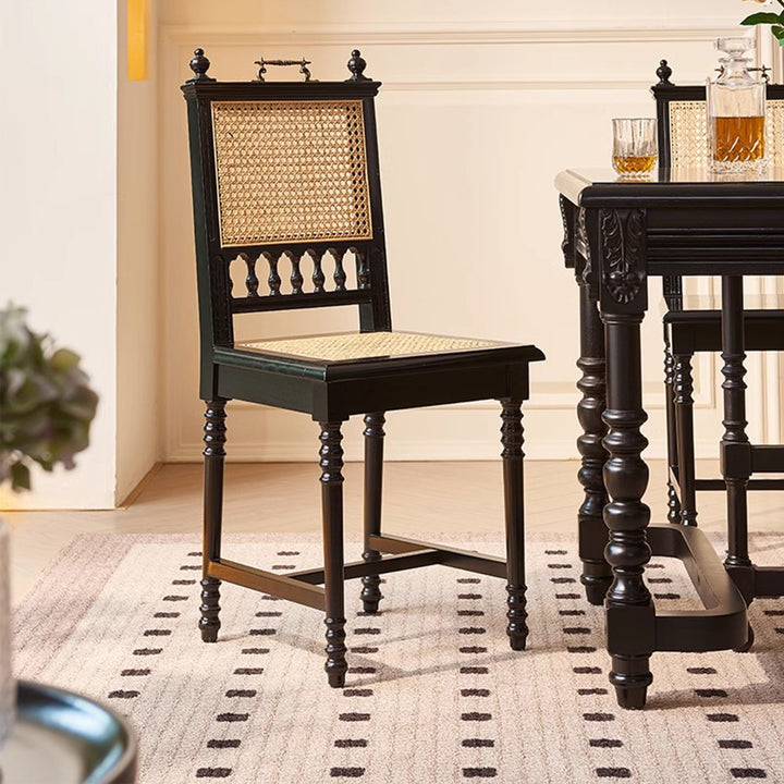 MAS-2895 Masdio Mid-Century Rattan Dining Chair