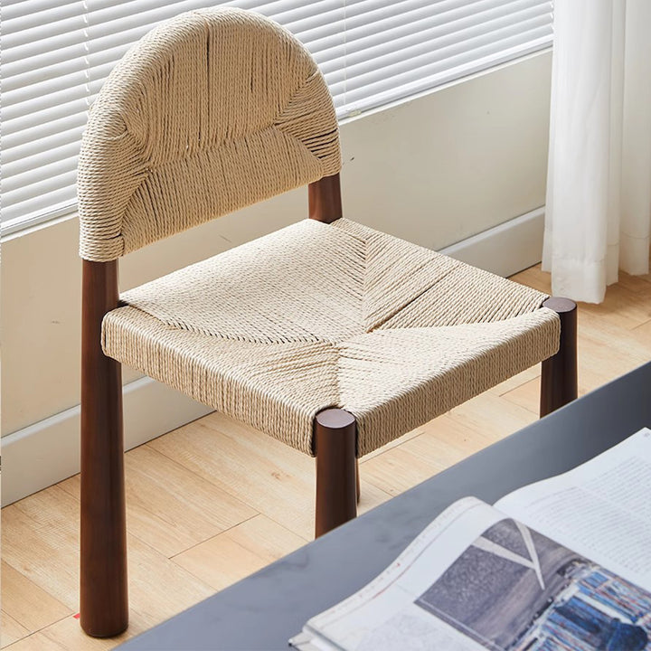 MAS-2897 Masdio Japandi Solid Wood Dining Chair