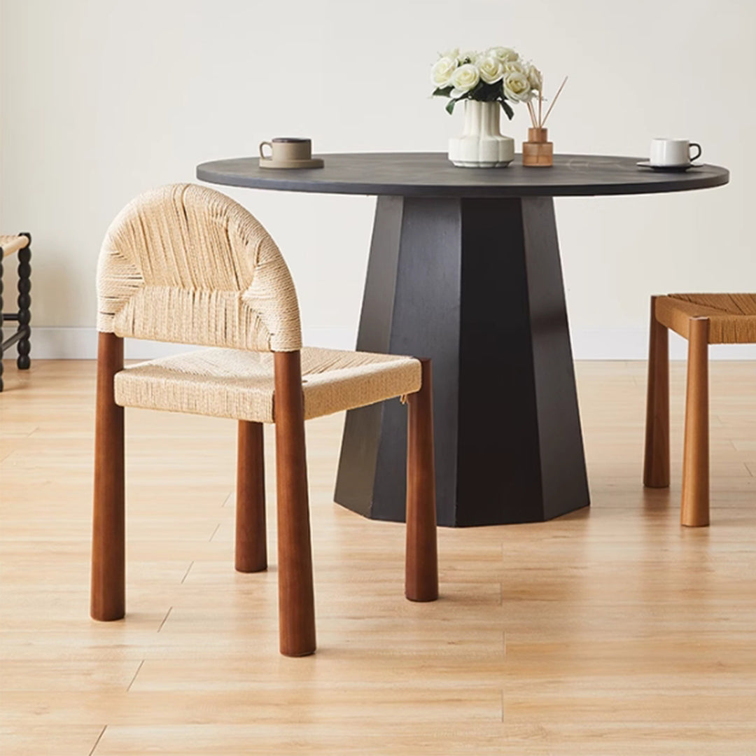 MAS-2897 Masdio Japandi Solid Wood Dining Chair